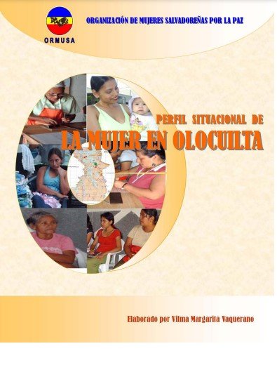 Lee más sobre el artículo Mujeres en Olocuilta , Perfil Institucional 2007